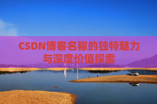 CSDN博客名称的独特魅力与深度价值探索